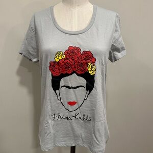 CELEBRATE IT Ladies Viva Tu Heritage Frida Kahlo Crew Neck T-Shirt Size Medium